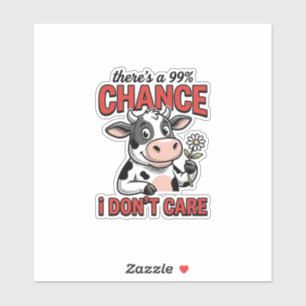 Funny Cow Chance I Don’t Care Vintage