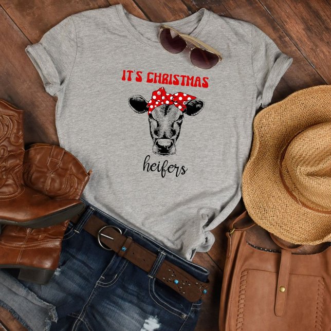 Funny Cow Christmas T-Shirt (Creator Uploaded)