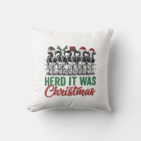 Funny Cow Christmas Vector Design_1