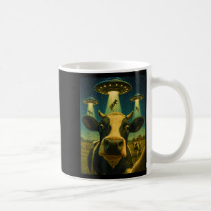 Funny Cow Farm Alien Selfie Ufo Zoo Boys Girls Kid Coffee Mug