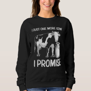 Funny Cow For Men Women Bull Heifer Herd Farm Anim Sweatshirt