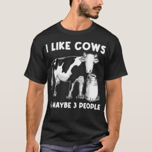 Funny Cow Gift For Men Women Bull Heifer Herd Farm T-Shirt