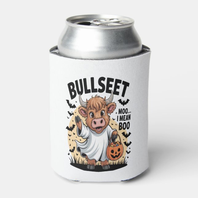 Funny Cow Halloween Can Cooler (Can Front)