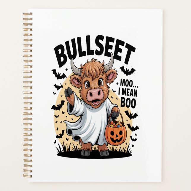 Funny Cow Halloween Planner (Front)