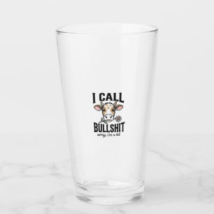 Funny Cow I Call Vintage Shirt Design_1 Glass