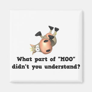 Funny cow magnet