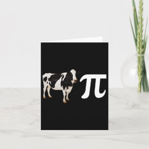 Funny Cow Pi Day Card