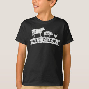 Funny Cow Pig Chicken Lovers Gift Funny BBQ Love T-Shirt