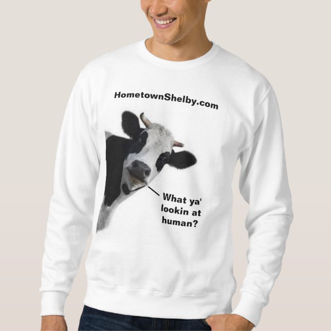 Funny cow sweatshirt (Front)