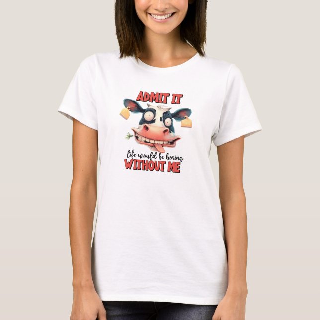 Funny cow t-shirt (Front)