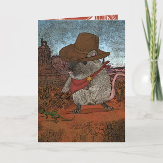 Funny Cowboy Birthday Card