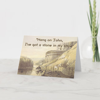 Funny Cowboy Birthday Card Humourous Western USA