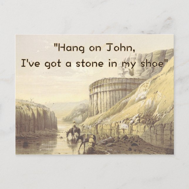 Funny Cowboy Birthday Card Humourous Western USA (Front)