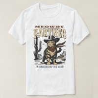 Funny Cowboy Cat – Meowdy Partner Western Cat