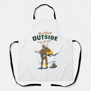 Funny Cowboy Drinking Whiskey Apron