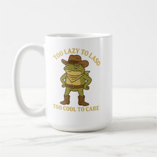 Funny Cowboy Raccoon T-Shirt – "All Hat No Hustle Coffee Mug