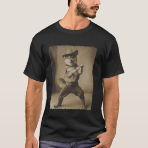 Funny Cowboy Shiba Inu T-Shirt