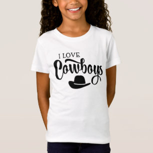 Funny Cowgirl Cowboy Hat Horse Equestrian Boots T-Shirt