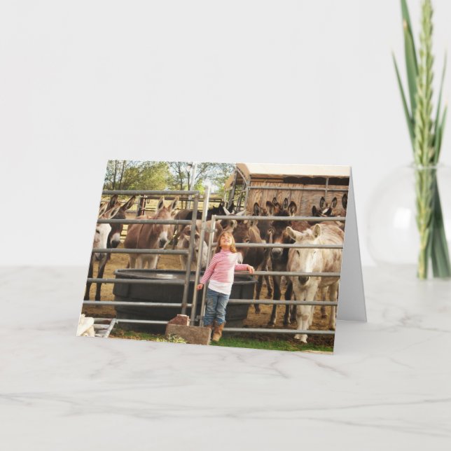 Funny Cowgirl Female GI Doctor - Western Card (Front)