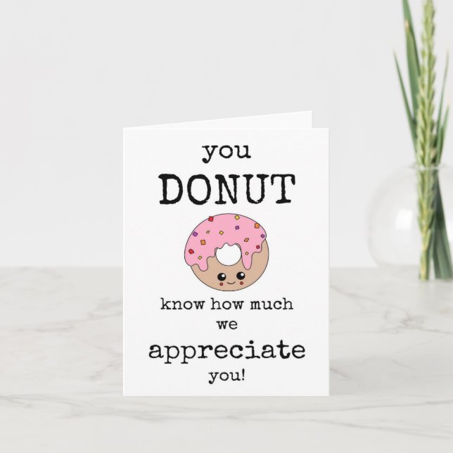 Funny, Coworker Appreciation, Sarcastic, Quirky Card (Front)