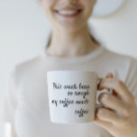 Funny Coworker gift  Humour Trendy  Large Coffee Mug<br><div class="desc">Funny Humour Trendy Coworker  mug featuring a modern typography</div>