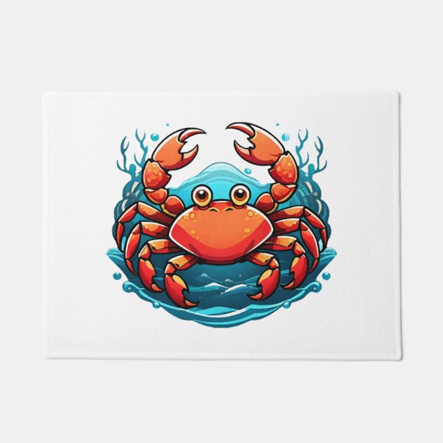 funny-crab doormat (Front)