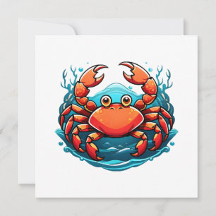 funny-crab invitation