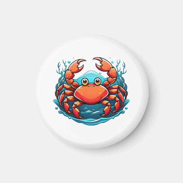 funny-crab magnet (Front)