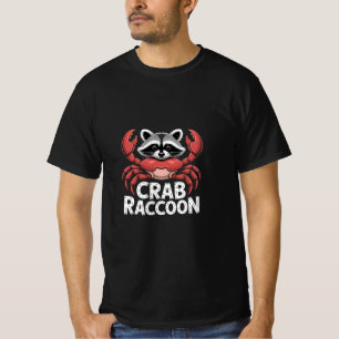 Funny Crab Raccoon Hybrid Animal Cute Sea T-Shirt