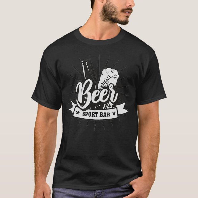 Funny Craft Beer Drinking Gift T-Shirt (Front)
