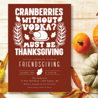 Funny Cranberries Without Volka Friendsgiving