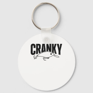 Funny Cranky - Crankit Fishing Lure Humour Fisherm Key Ring