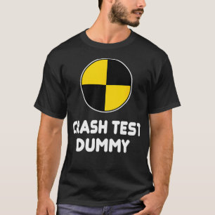 Funny Crash Test Dummy Halloween Costume  T-Shirt