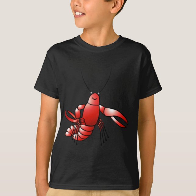 Funny Crawfish Lobster T-Shirt (Front)