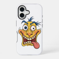 Funny Crazy Face Cartoon iPhone Case – Colourful G