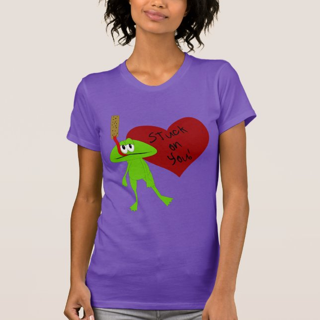 Funny Crazy Frog Valentine Shirt (Front)