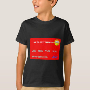 Funny Credit Card Halloween Costume - Used or T-Shirt