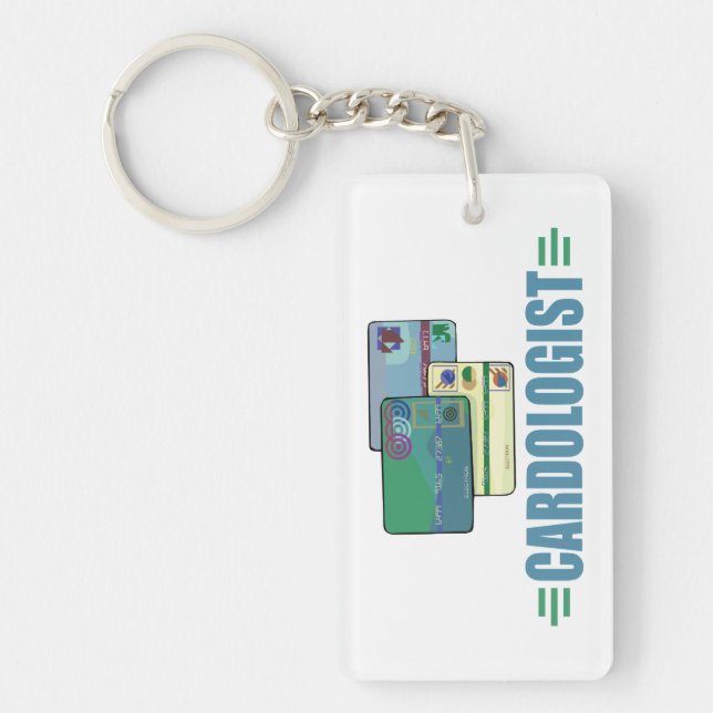 Funny Credit Card Key Ring (Front)