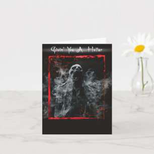 Funny Creepy Halloween Greetings Card