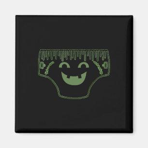 Funny Creepy Pair Of Underwear Face Costume Magnet