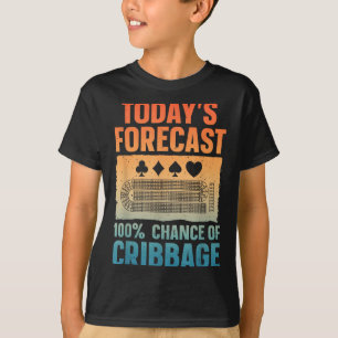 Funny Cribbage Design For Men Women Kids Card Game T-Shirt