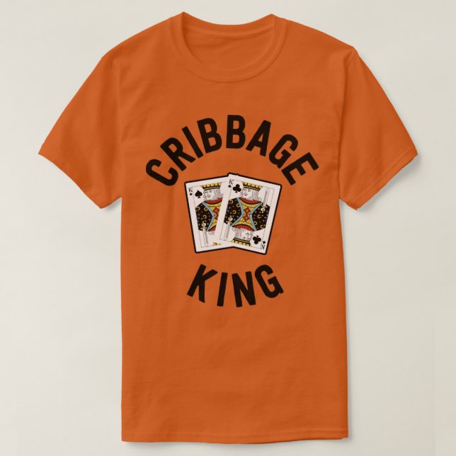 Funny Cribbage Shirt For Men Cribbage King Grandfa (Design Front)