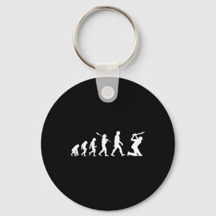 Funny Cricket Evolution Tee For Cricket Players Or Key Ring