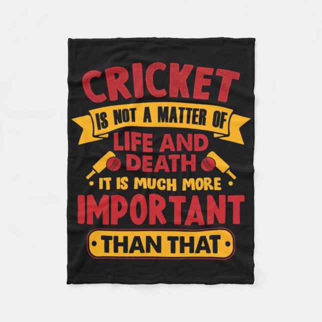 Funny Cricket Hob  Fleece Blanket (Front)