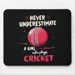 Funny Cricketer Joke Cricket Player Mouse Pad