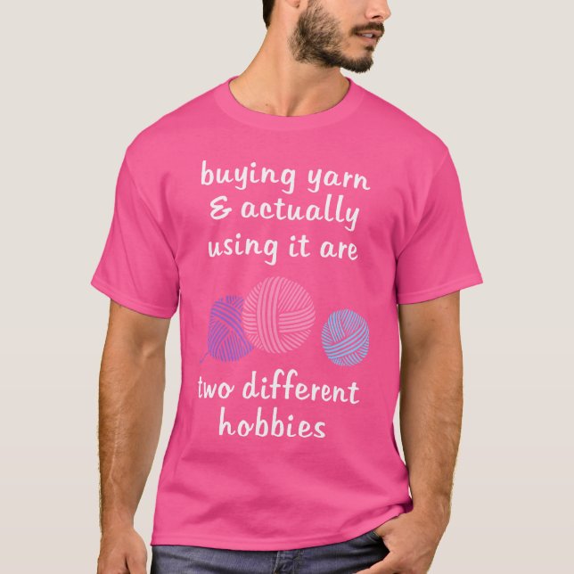 Funny Crochet  Knitting Shirt For Women  Different (Front)