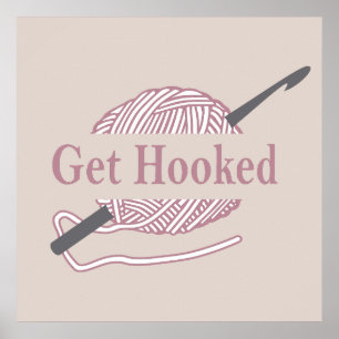 funny crochet quote crocheter saying poster