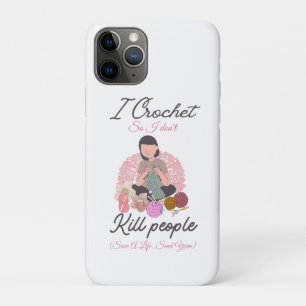 Funny Crochet Quote Yarn Lover Design Case-Mate iPhone Case