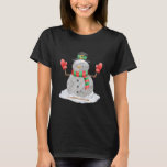 Funny Crocheting Christmas Idea Snowman Yarn T-Shirt<br><div class="desc">Funny Crocheting Christmas Idea Snowman Yarn</div>