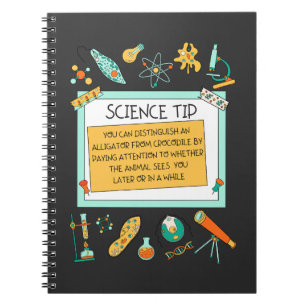 Funny Crocodile Alligator Science Notebook